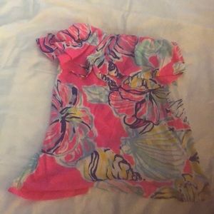 Lily Pulitzer tube top. Size small